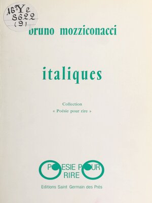 cover image of Italiques